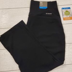 NWT Columbia Black Capri Active Fit Leggings
